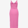 Pink Women's Sheath Maxi-Dresses ONLY Debbie - Women