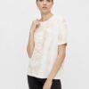 Pink and White Batik T-Shirt Pieces Panni - Women