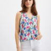 Pink and blue women's floral blouse ORSAY