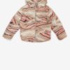 Pink-beige girl's patterned quilted jacket Tom Tailor - Girls