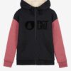 Pink-black women's hoodie Picture - Women's