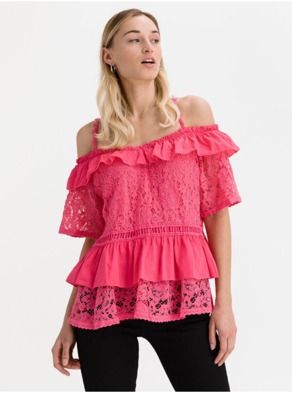 Pink blouse Guess New Olimpia - Women