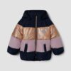 Pink-blue quilted jacket name it Mille - Girls