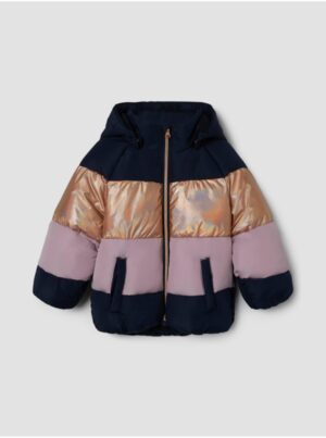 Pink-blue quilted jacket name it Mille - Girls