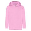 Pink children's sweatshirt Classic kangaroo Fruit of the Loom
