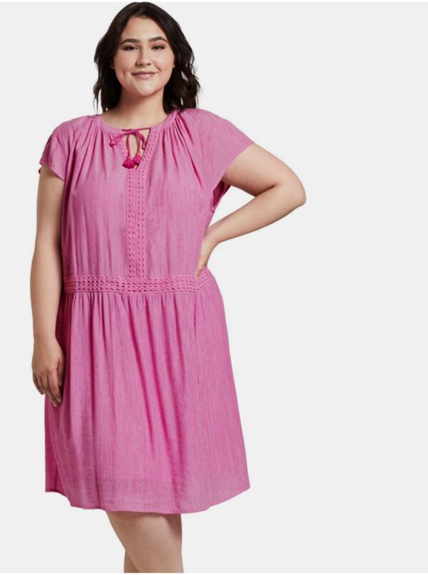 Pink dress My True Me Tom Tailor - Women's