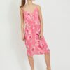 Pink floral dress on hangers VILA Alberte - Ladies