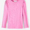 Pink girls' long sleeve T-shirt name it Lilde