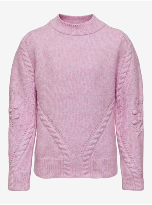 Pink girly sweater ONLY Laura - Girls