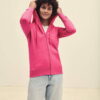 Pink hoodie Lady fit Fruit Of The Loom