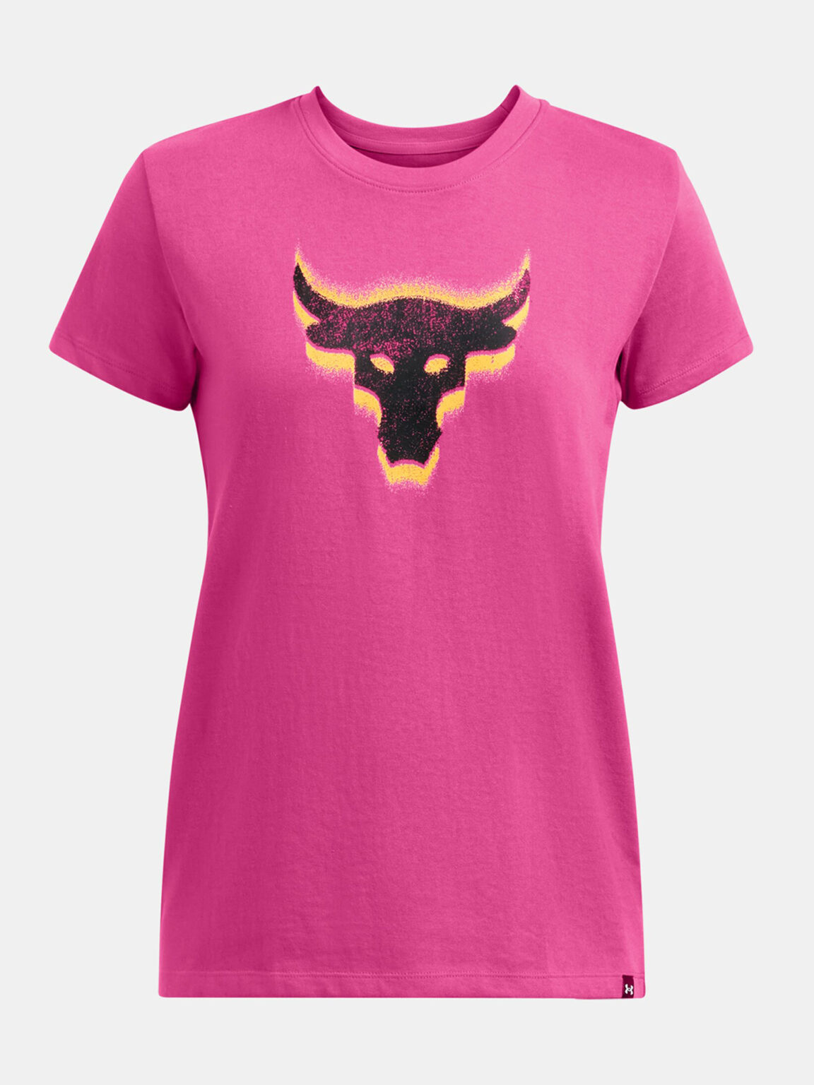 Pink women's T-shirt Under Armour Project Rock W Underground Core