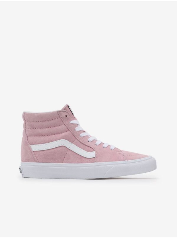 Pink women's ankle suede sneakers VANS UA SK8-Hi - Women's