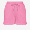 Pink women's basic sweat shorts Pieces Chilli - Women's