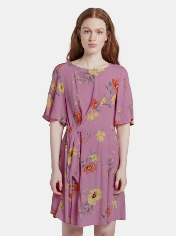 Pink women's floral dress Tom Tailor Denim - Women's