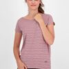 Pink women's patterned T-shirt Alife and Kickin - Women's