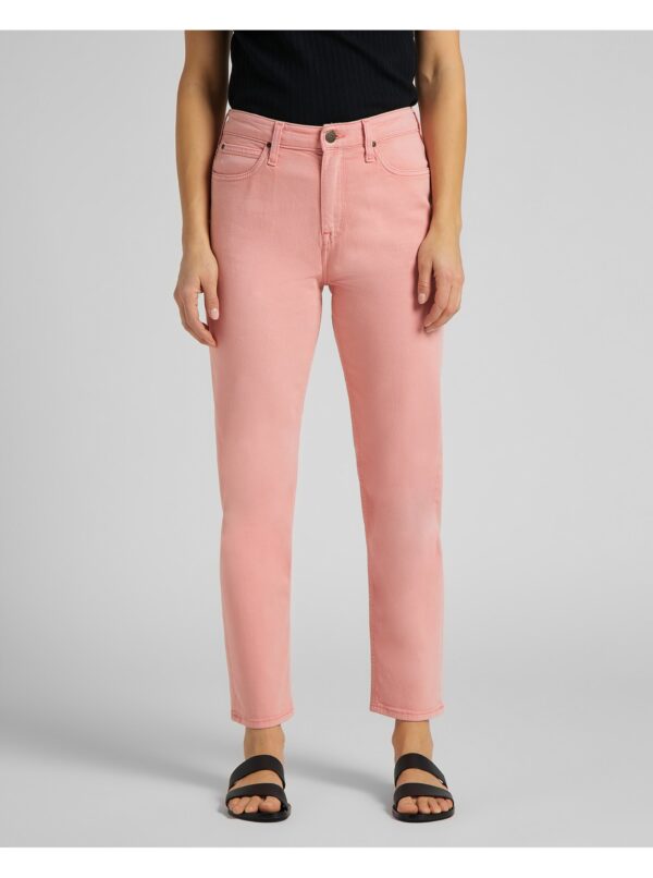 Pink women's straight fit jeans Lee Carol - Women