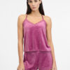 Pink women's suede pajama top ORSAY - Women's