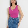 Pink women's tank top Guess - Women's