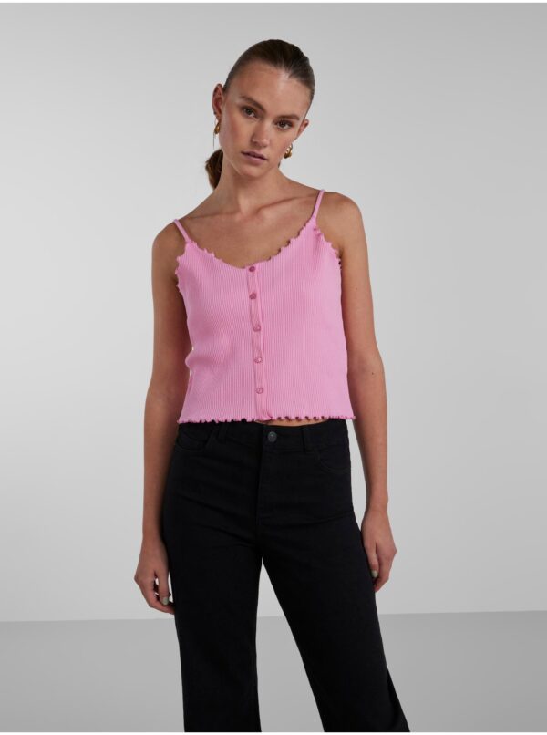 Pink women's tank top Pieces Nukisa - Women's