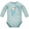 Pinokio Bodysuit Buttoned Long Sleeve Orange Flip