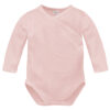 Pinokio Kids's Lovely Day Wrapped Bodysuit LS Pink Stripe