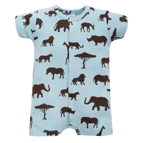 Pinokio Romper Buttoned Safari