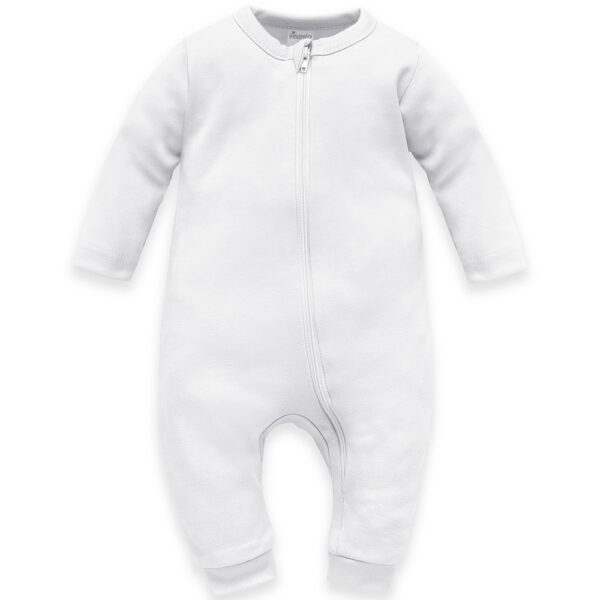 Pinokio Zipped Overalno Feet Lovely Day White