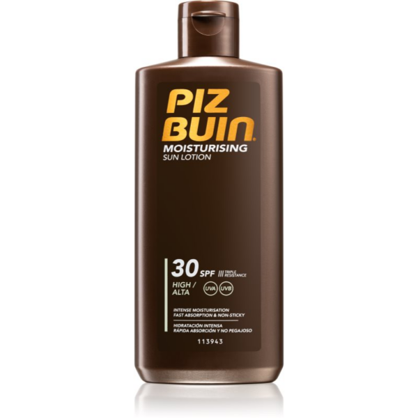 Piz Buin Moisturising hidratáló napozótej SPF 30 200 ml-Ár