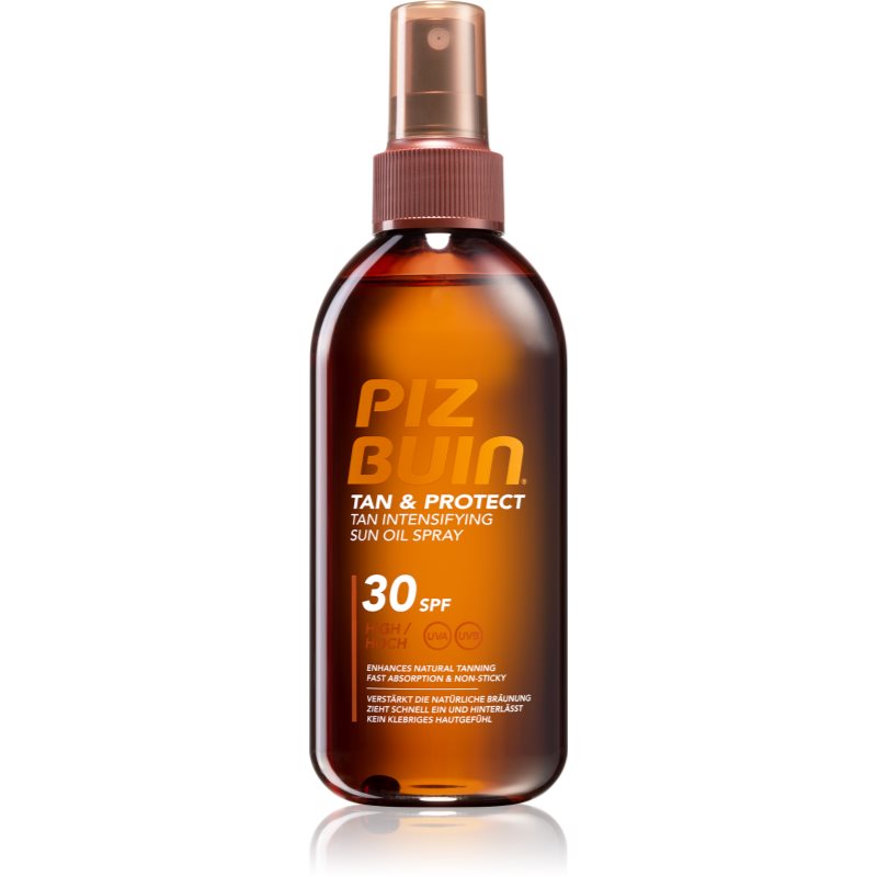 Piz Buin Tan & Protect napozást elősegítő védő olaj SPF 30 150 ml-Eredeti