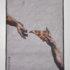 Pizza Art Desk Pad Multicolor