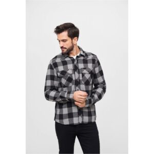 Plaid shirt black/charcoal Plaid shirt black/charcoal