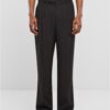 Pleated trousers - black