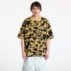 Póló A BATHING APE 1St Camo Jacquard Relaxed Fit Polo Shirt UNISEX Yellow L-alacsony-ár