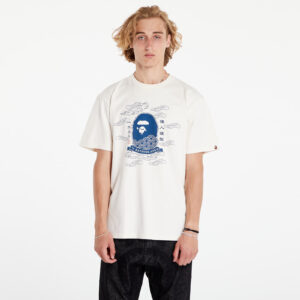 Póló A BATHING APE 31St Anniversary Japan Ape Head Tee Ivory XL-alacsony-ár