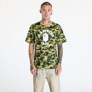 Póló A BATHING APE Abc Camo College Tee Green XL-alacsony-ár