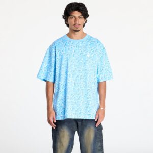 Póló A BATHING APE Abc Sea Surface Camo Relaxed Fit Tee Blue M-alacsony-ár