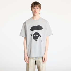 Póló A BATHING APE Ape Face Tee UNISEX Gray M-alacsony-ár