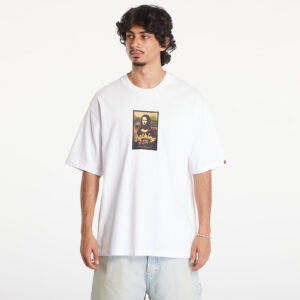 Póló A BATHING APE Art Print Relaxed Fit Short Sleeve Tee White S-alacsony-ár