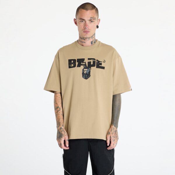 Póló A BATHING APE Bape Army Relaxed Fit Tee Beige S-alacsony-ár