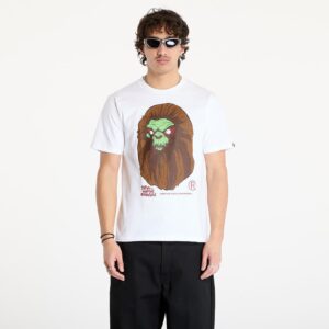 Póló A BATHING APE Bape Horror Mad Face UNISEX Tee White XL-alacsony-ár