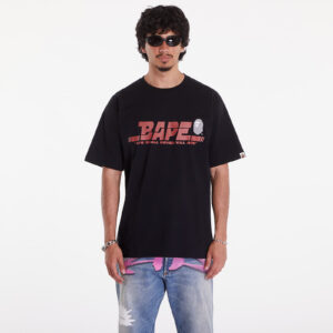 Póló A BATHING APE Bape Sports Logo Tee Black S-alacsony-ár
