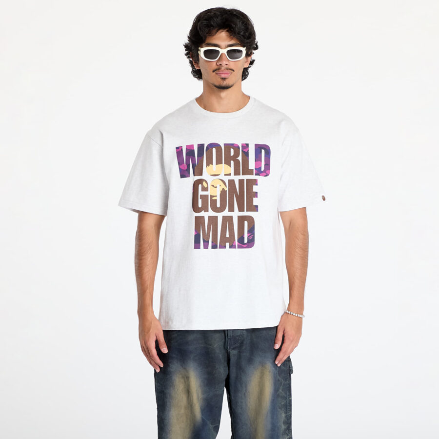 Póló A BATHING APE Color Camo Wgm Ape Head Overlap Tee Gray XL-alacsony-ár