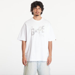 Póló A BATHING APE Floral Solid Camo Bape Sta Logo Relaxed Fit Short Sleeve Tee White XXL-alacsony-ár