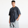Póló A BATHING APE Garment Dye College Relaxed Fit Tee Charcoal L-alacsony-ár
