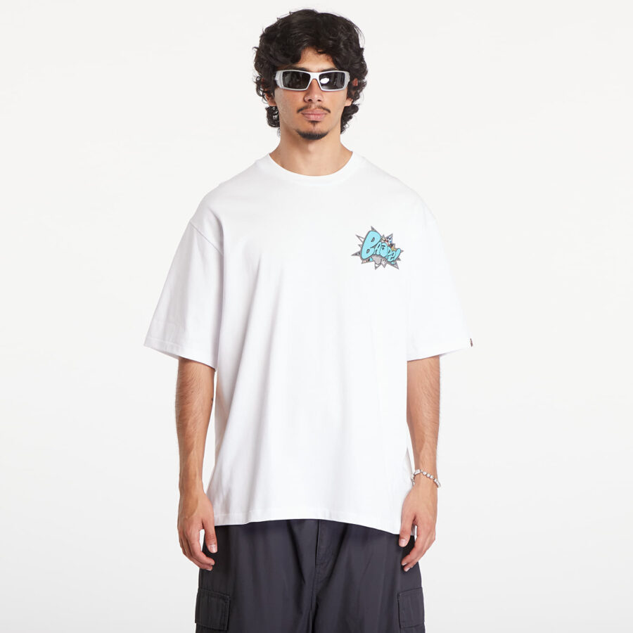 Póló A BATHING APE Graffiti Bape Relaxed Fit Short Sleeve Tee White XXXL-alacsony-ár