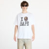 Póló A BATHING APE I Love Bape Tee White XL-alacsony-ár