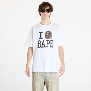 Póló A BATHING APE I Love Bape Tee White XL-alacsony-ár