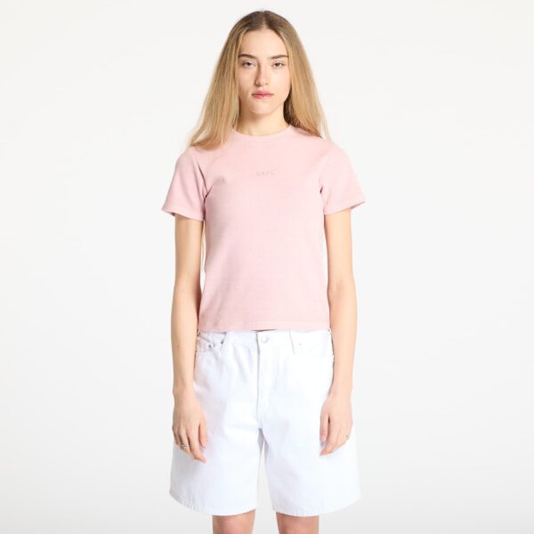 Póló A BATHING APE Pigment Dyed Rib Tee Pink XS-alacsony-ár