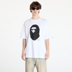 Póló A BATHING APE Pixel Ape Head Relaxed Fit Tee White XXL-alacsony-ár