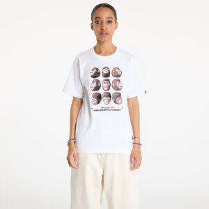 Póló A BATHING APE Polygon Ape Head UNISEX Tee White S-alacsony-ár